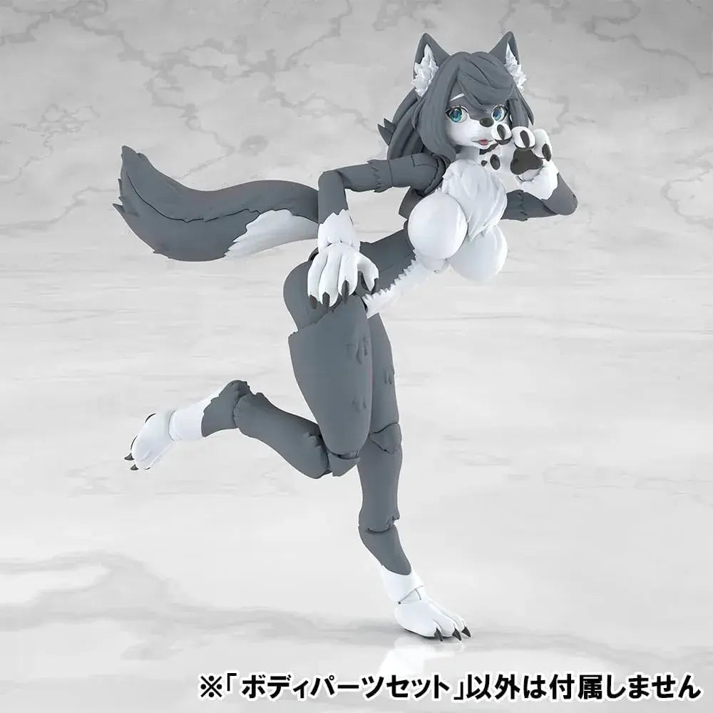 Aoshima Kemo Plastic Body Parts Set 01 Gray Wolf ABS