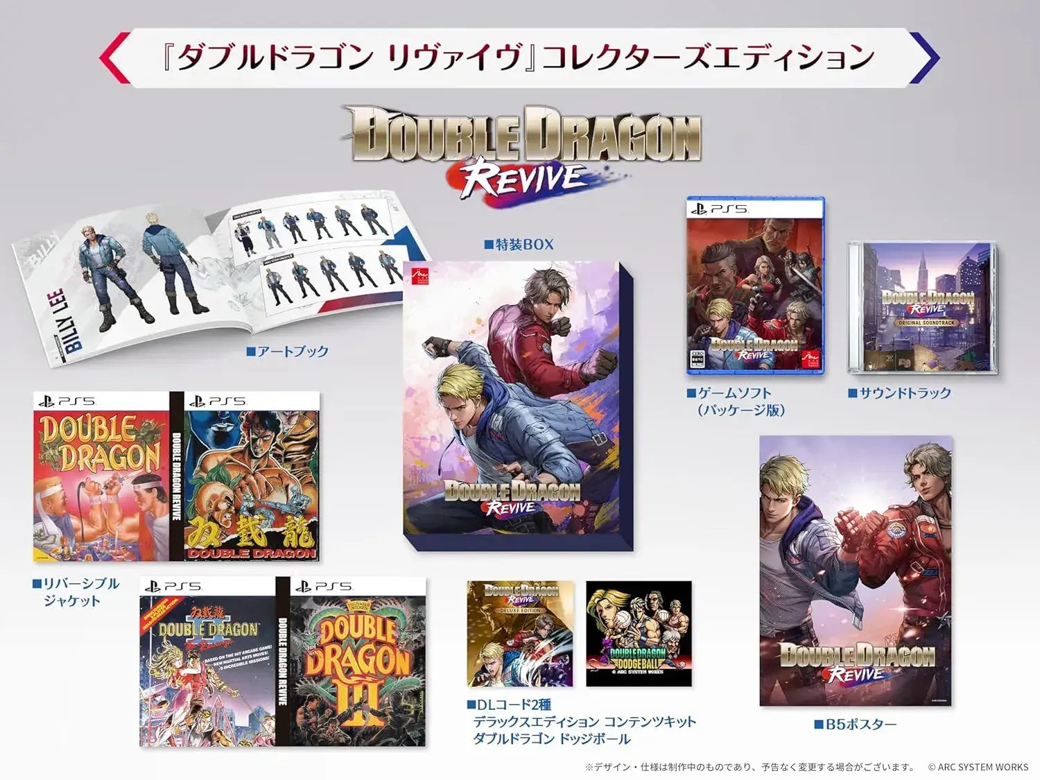 Arc System Works Double Dragon Revive Nintendo Switch Game - PS5 Collectors Edition - 4510772250085