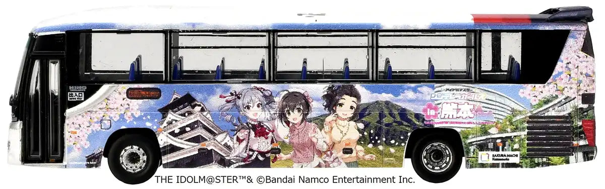 Tomytec Kyushu Sanko Bus Collection - Idolmaster Cinderella Girls Kumamoto Wrapping Diorama- Japan Figure Store - #1 Bring To You The Best Japanese Goods