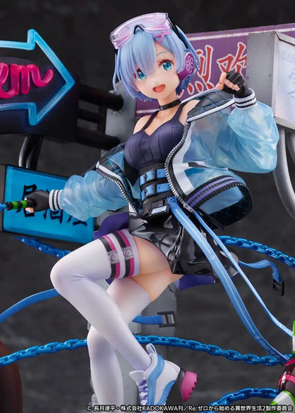 Re:Zero -Starting Life in Another World- Rem: Neon City Ver. 1/7 Scale Figure- Japan Figure Store - #1 Bring To You The Best Japanese Goods