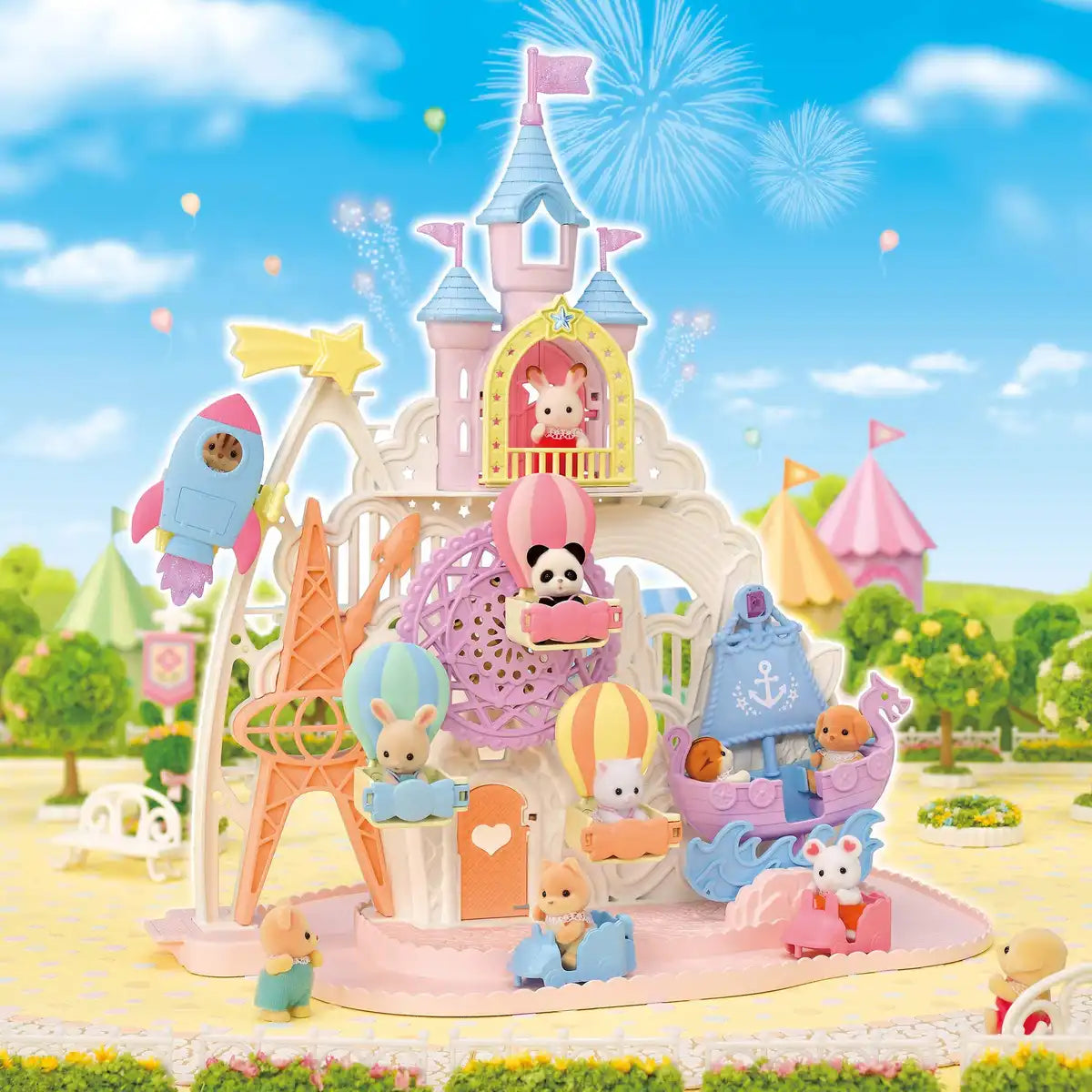 Epoch Sylvanian Families Amusement Park Castle Yumeiro Yuenchi Co-66- Japan Figure Store - #1 Bring To You The Best Japanese Goods