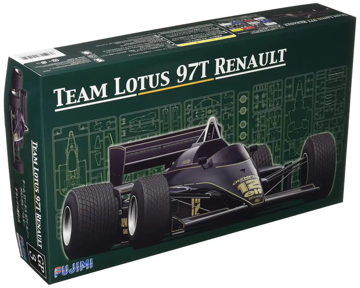 FUJIMI Gp03 F1 Team Lotus 97T Renault 1985 1/20 Scale Kit- Japan Figure Store - #1 Bring To You The Best Japanese Goods