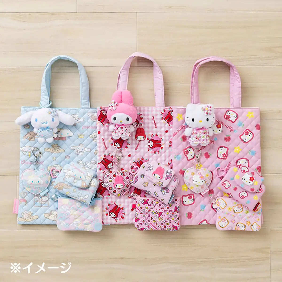 Sanrio Cinnamoroll Bifold Card & Coin Case for Kids Polyester & Cotton