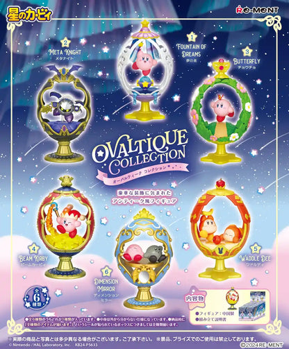 Re-Ment Kirby Ovaltique Collection Box PVC ABS 130x70mm Figure Set