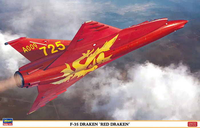 HASEGAWA 1/48 Danish Air Force F-35 Dracen 'Red Draken' Plastic Model- Japan Figure Store - #1 Bring To You The Best Japanese Goods