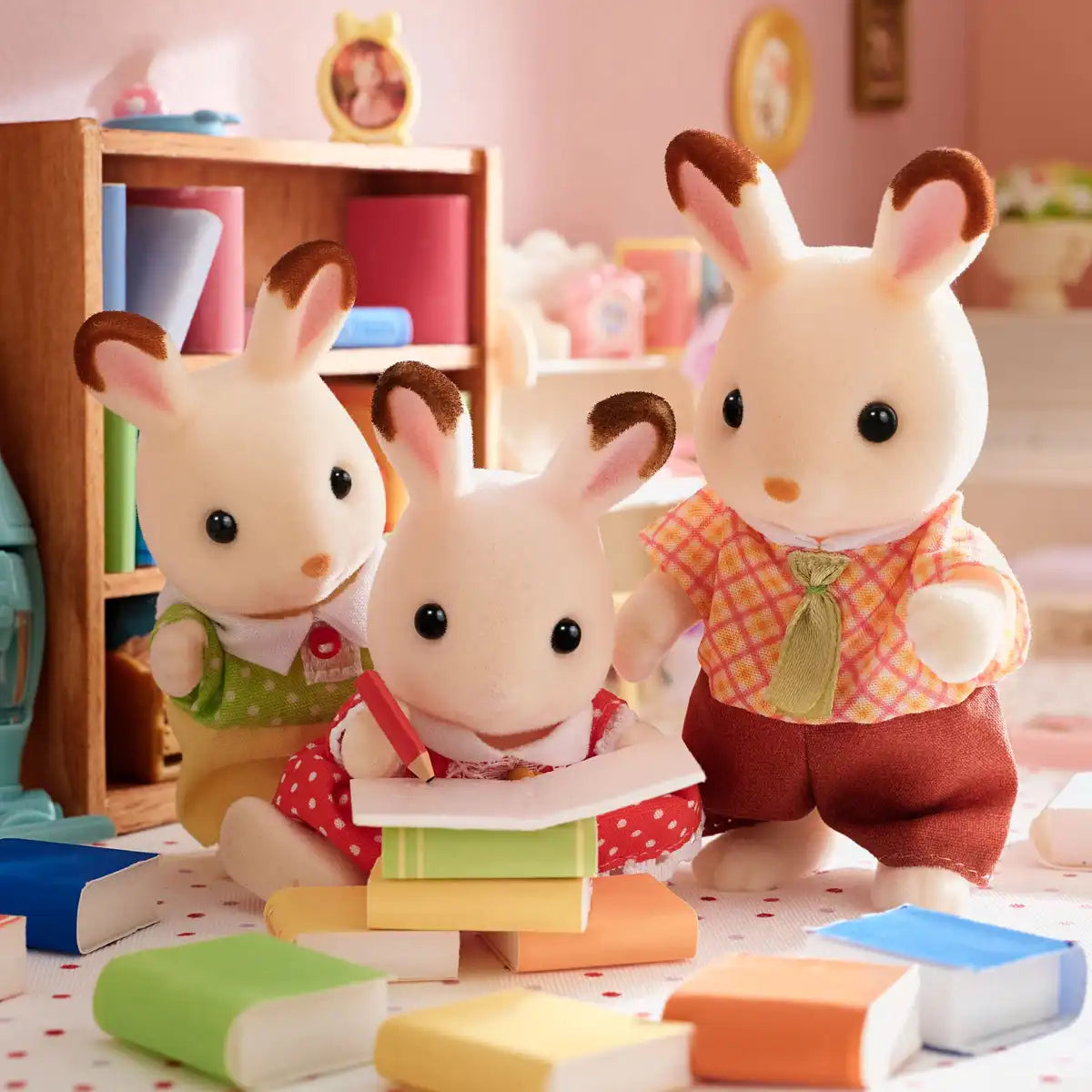 Epoch U-100 Sylvanian Families Chocolate Rabbit Father Doll- Japan Figure Store - #1 Bring To You The Best Japanese Goods