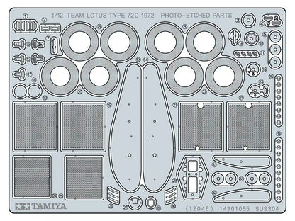 Tamiya 1/12 Big Scale Series #46 Team Lotus Type 72D 1972 Japan Plastic Model 12046- Japan Figure Store - #1 Bring To You The Best Japanese Goods