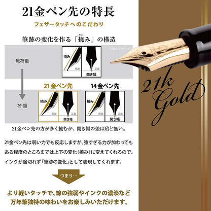 SAILOR Profit 21 Fountain Pen 1911 Black M 11-2021-420- Japan Figure Store - #1 Bring To You The Best Japanese Goods