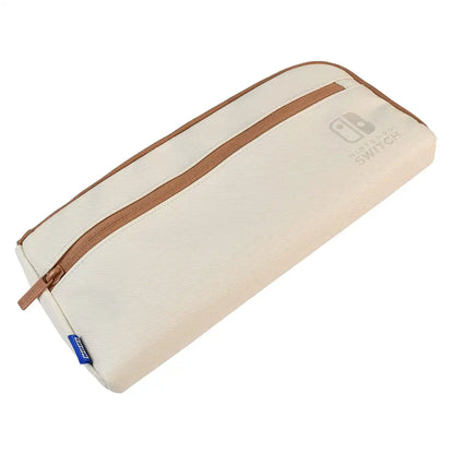 HORI Hand Pouch For Nintendo Switch / Nintendo Lite / Nintendo Oled Model Beige- Japan Figure Store - #1 Bring To You The Best Japanese Goods