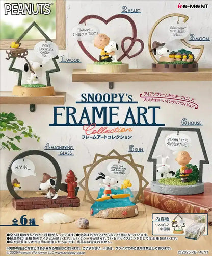 Re-Ment Peanuts Snoopy Frame Art 1 Box 105x145x215mm Synthetic Resin
