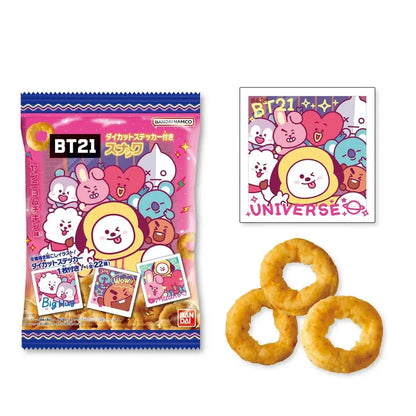 Bandai BT21 Snack Box with Die Cut Stickers 10 Pack