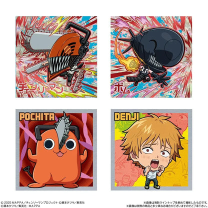 Bandai Chainsaw Man Sticker Wafer Best Selection 20 Pack