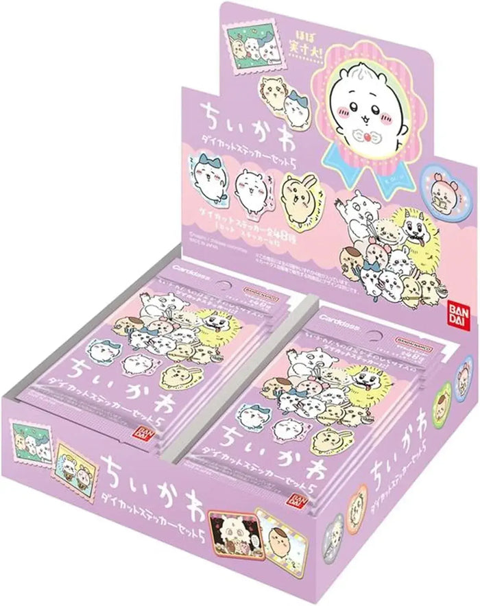Bandai Chiikawa Die Cut Sticker Set 5 Pack 20 Pack