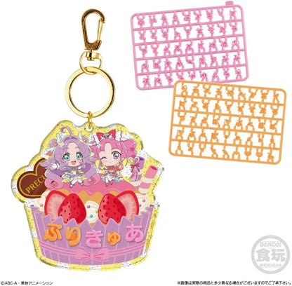 Bandai Detective Pretty Cure Deco Name Candy Toy 12 Piece Box