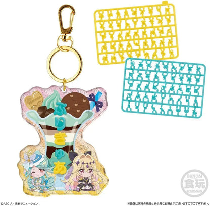 Bandai Detective Pretty Cure Deco Name Candy Toy 12 Piece Box