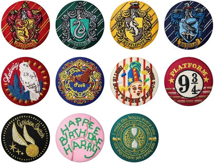Bandai Harry Potter 12 Embroidered Tin Biscuits Box Candy Toy