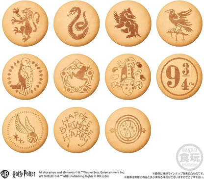 Bandai Harry Potter 12 Embroidered Tin Biscuits Box Candy Toy