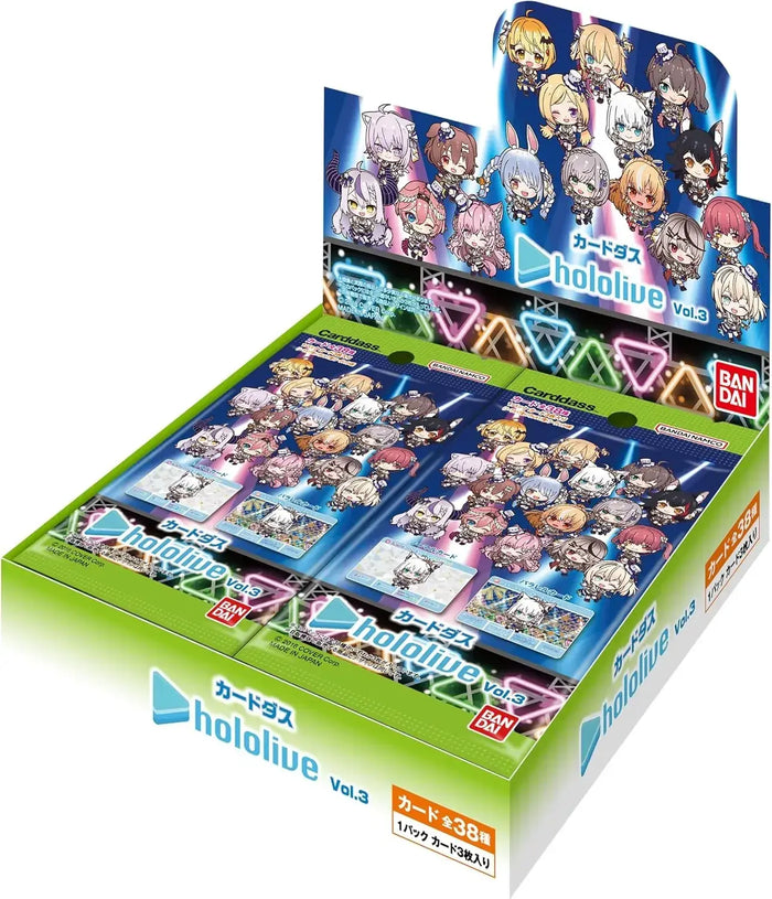 Bandai Hololive Vol 3 Carddas Box 20 Packs
