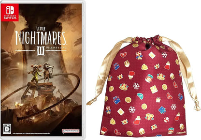 Bandai Namco Little Nightmares 3 Video Game - Switch Holiday Bundle w/ Bag - 2200630162477