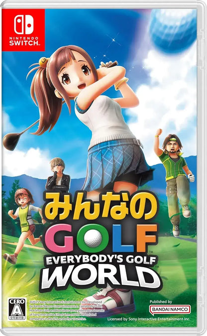 Bandai Namco Minna no Golf World Video Game - Amazon Exclusive Bonus Nintendo Switch - 2200630154359
