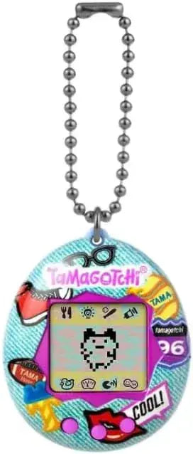 BANDAI Original Tamagotchi Digital Virtual Pet Toy - Denim Patches - 4549660982760