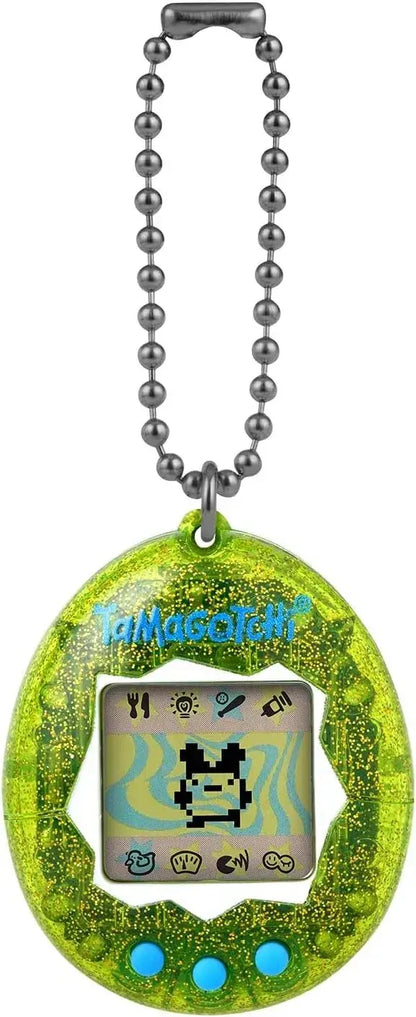 BANDAI Original Tamagotchi Digital Virtual Pet Toy - Light Green Glitter - 4549660982661