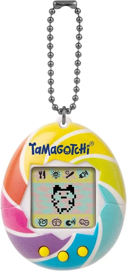 BANDAI Original Tamagotchi Digital Virtual Pet Toy - Candy Swirl - 4549660982609
