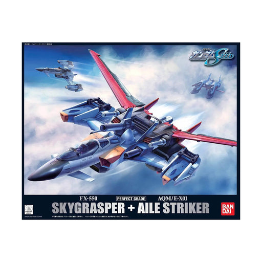 #Bandai Pg Mobile Suit #Gundam Seed Perfect Grade Sky Grasper + Aile Striker Model Kit FigureJapan Figure 4543112341013