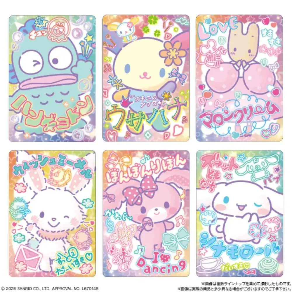 Bandai Sanrio Characters Card Soft Cookies 20 Count Box