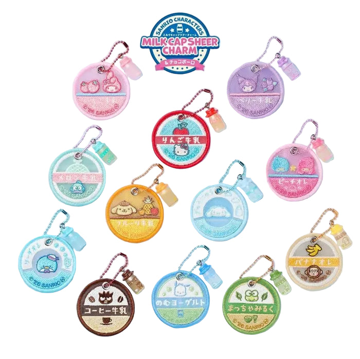 Bandai Sanrio Characters Milk Cap Charm Chocolate Box Candy