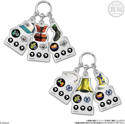 Bandai Splatoon 3 Gear Charm 10 Piece Box Candy Toy