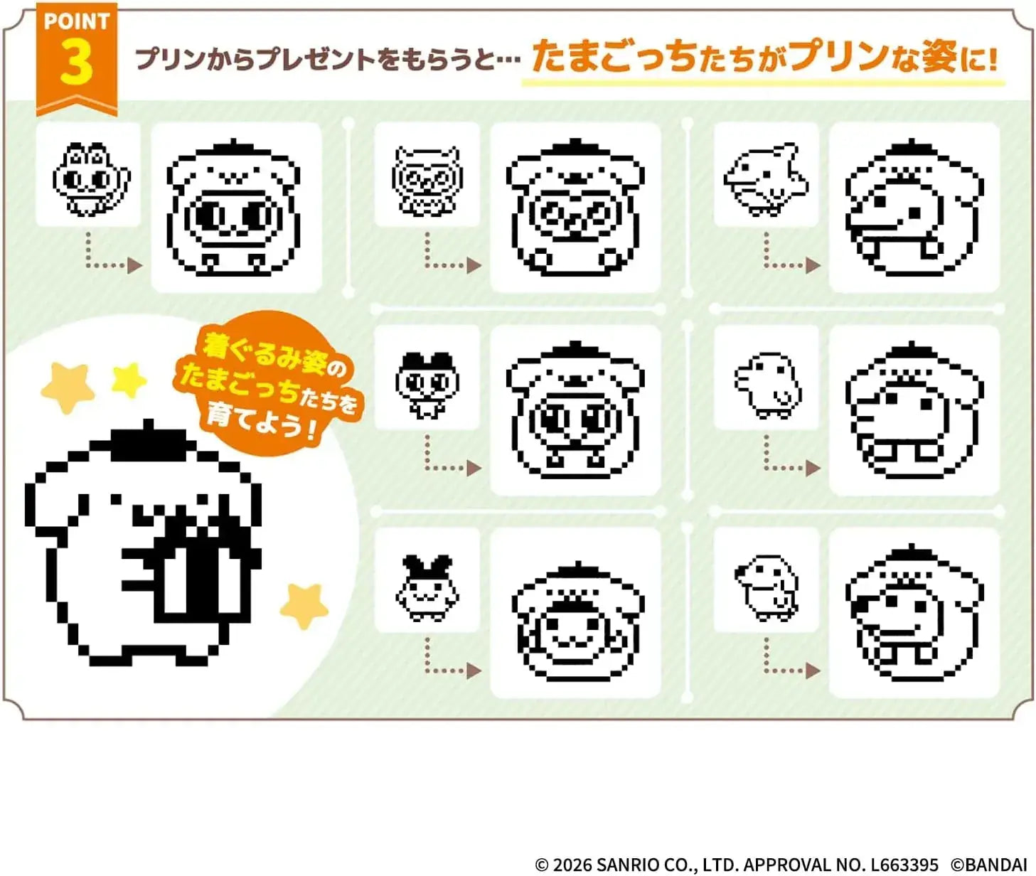 BANDAI Tamagotchi Basic Sanrio Characters Virtual Pet Toy