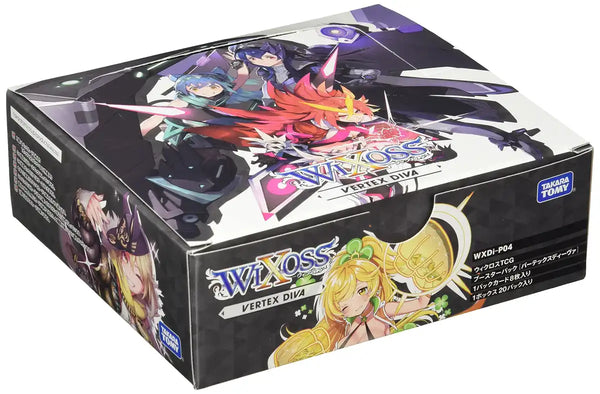 ウィクロス VERTEX DIVA BOX Takara Tomy Wixoss TCG WXDi-P04 Vertex Diva Booster Box Cards