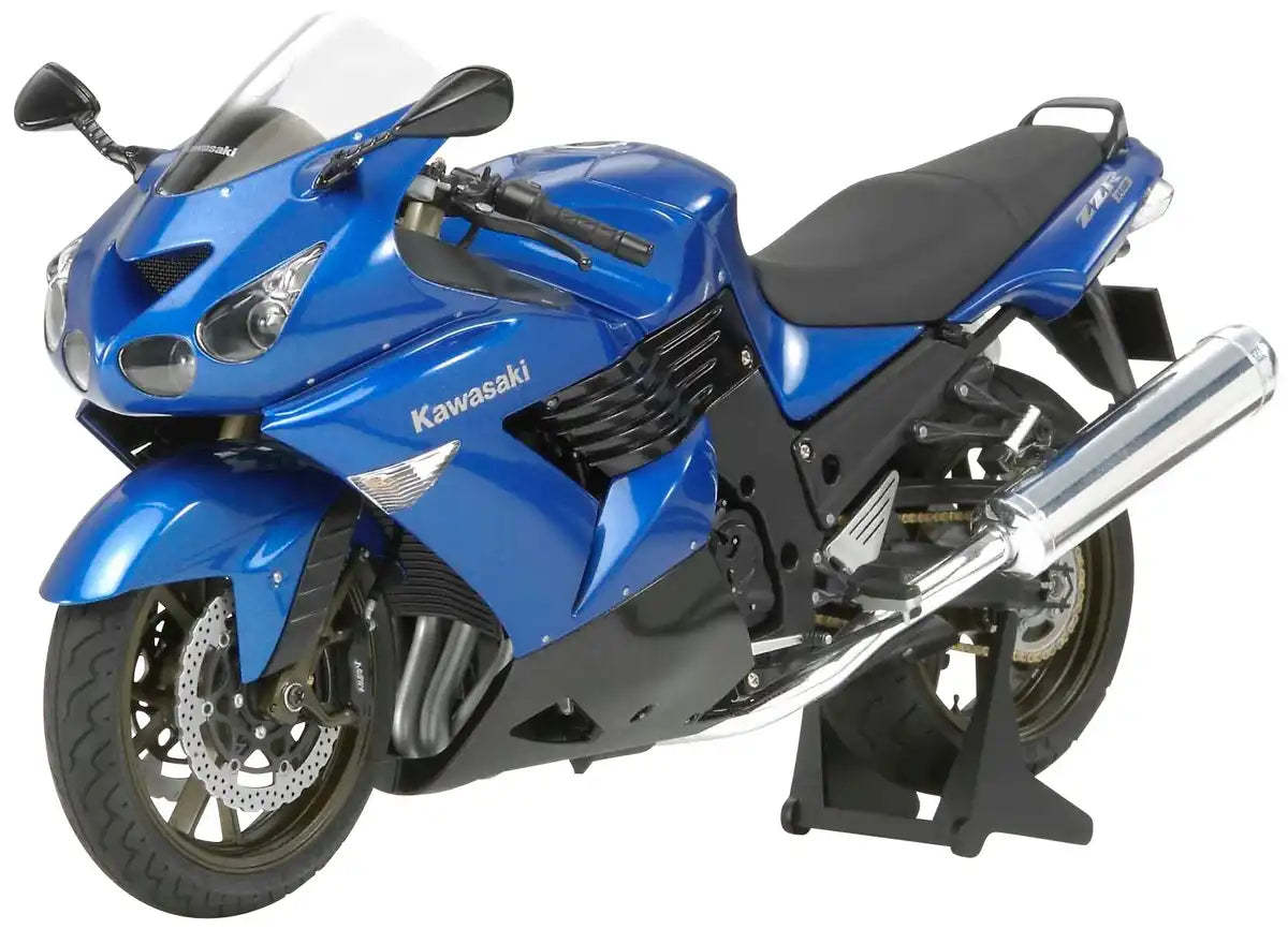 TAMIYA - 21083 Kawasaki Zzr1400 Blue 1/12 Finished Model Masterwork Collection- Japan Figure Store - #1 Bring To You The Best Japanese Goods