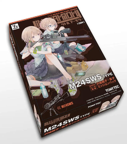 TOMYTEC Ls04 Military Series Little Armory M24 Toko / Shoko Sawashiro Mission Pack 1/12 Scale Kit- Japan Figure Store - #1 Bring To You The Best Japanese Goods
