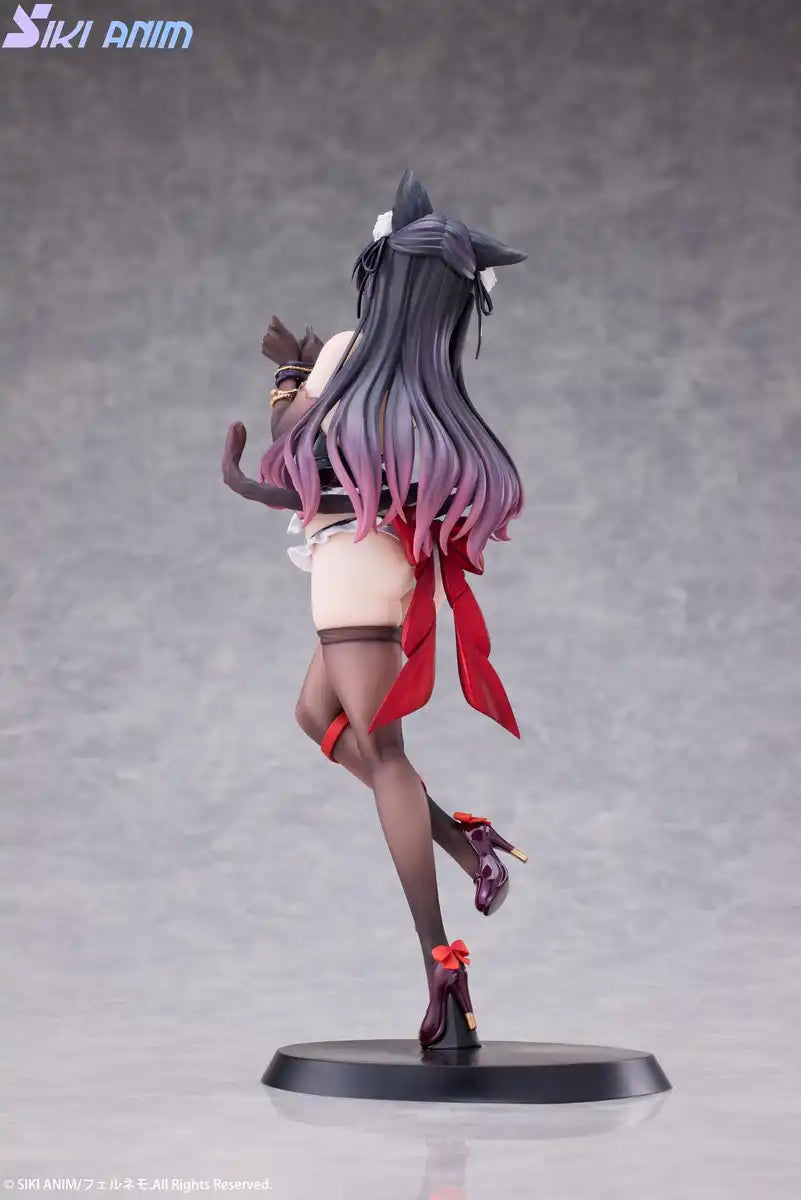 Fucking Anime Original Shibare Neko Rufuna-Chan 1/7 Figure with Tapestry- Japan Figure Store - #1 Bring To You The Best Japanese Goods