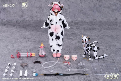 Bear Panda Dairy Cow MOMO 1/8 Scale Painted PVC Action Figure