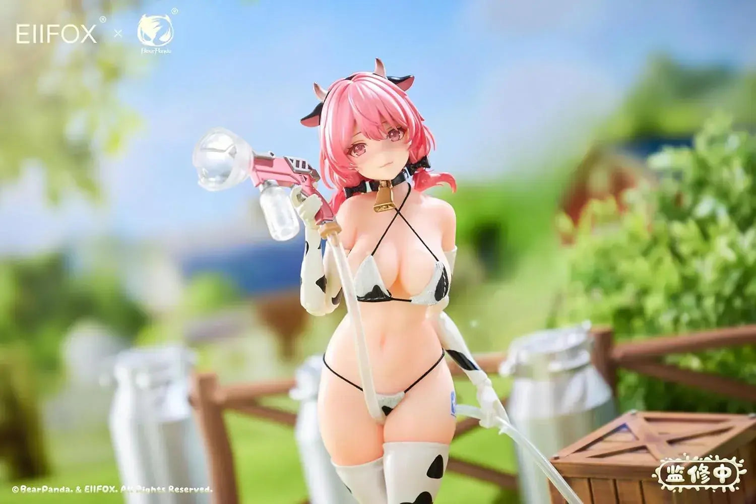 Bear Panda Dairy Cow MOMO 1/8 Scale Painted PVC Action Figure