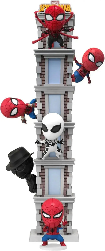 Beast Kingdom Spider Man 60th Anniversary Blind Box Set 6pc
