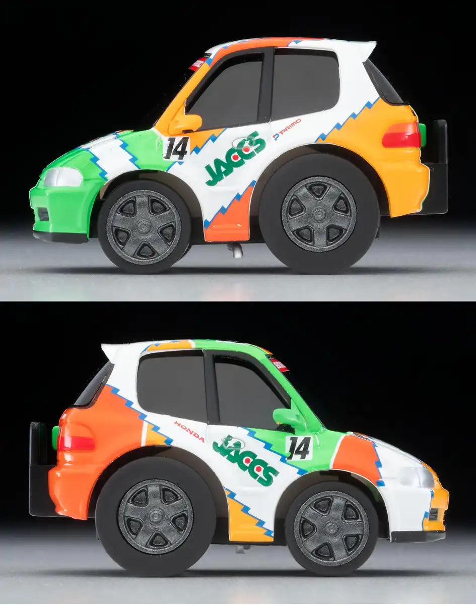 Tomytec Choro Q Zero Z-61D Jaccs Civic 1993 Model Finished Product- Japan Figure Store - #1 Bring To You The Best Japanese Goods