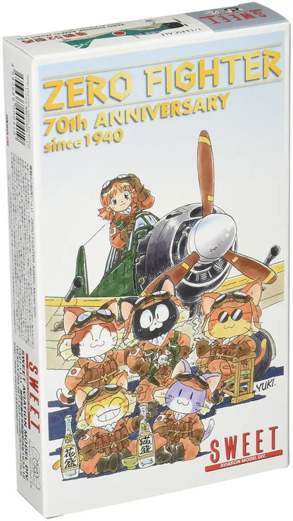 SWEET 25 Zero Fighter A6M5C Model 52C 1/144 Scale Plastic Model Kit- Japan Figure Store - #1 Bring To You The Best Japanese Goods
