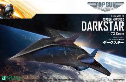 BellFine Top Gun Maverick Dark Star 172 Scale Plastic Model