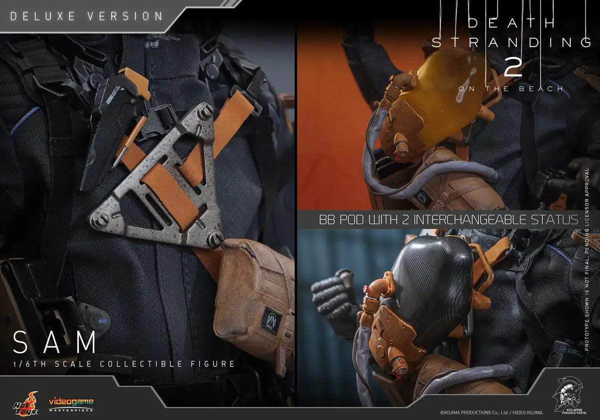 Hot Toys Video Game Masterpiece Death Stranding 2 Sam Deluxe 1/6 Figure