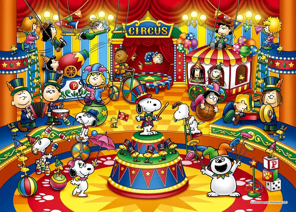 Epoch 2000pc Peanuts Circus Jigsaw Puzzle 38x53cm- Japan Figure Store - #1 Bring To You The Best Japanese Goods