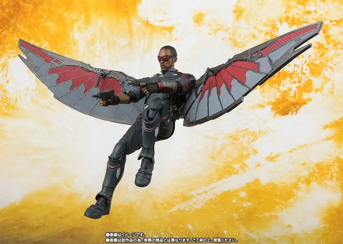 S.h.figuarts Avengers Infinity War Falcon Action Figure Bandai- Japan Figure Store - #1 Bring To You The Best Japanese Goods