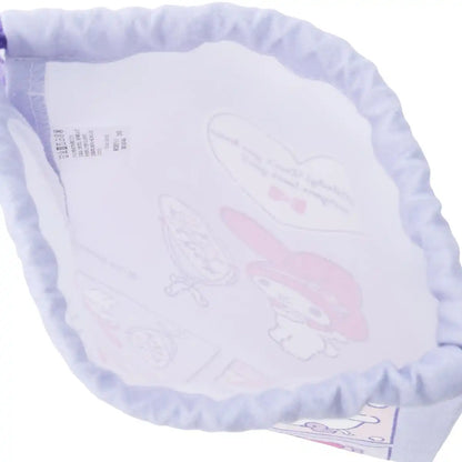 Sanrio My Melody Purple Drawstring Bag XS for Girls - JMM-600- Japan Figure Store - #1 Bring To You The Best Japanese Goods