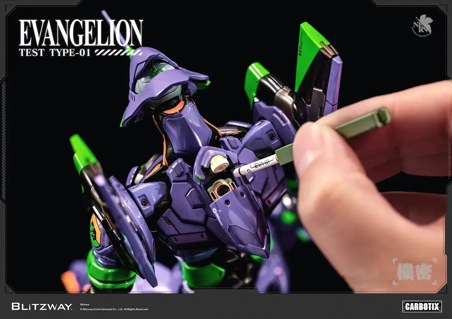 Blitzway Entertainment CARBOTIX Evangelion Model 1 Die Cast