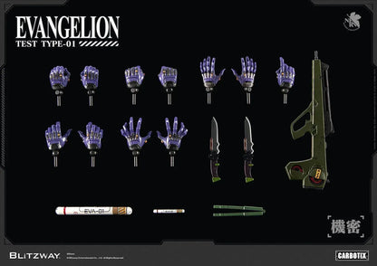 Blitzway Entertainment CARBOTIX Evangelion Model 1 Die Cast
