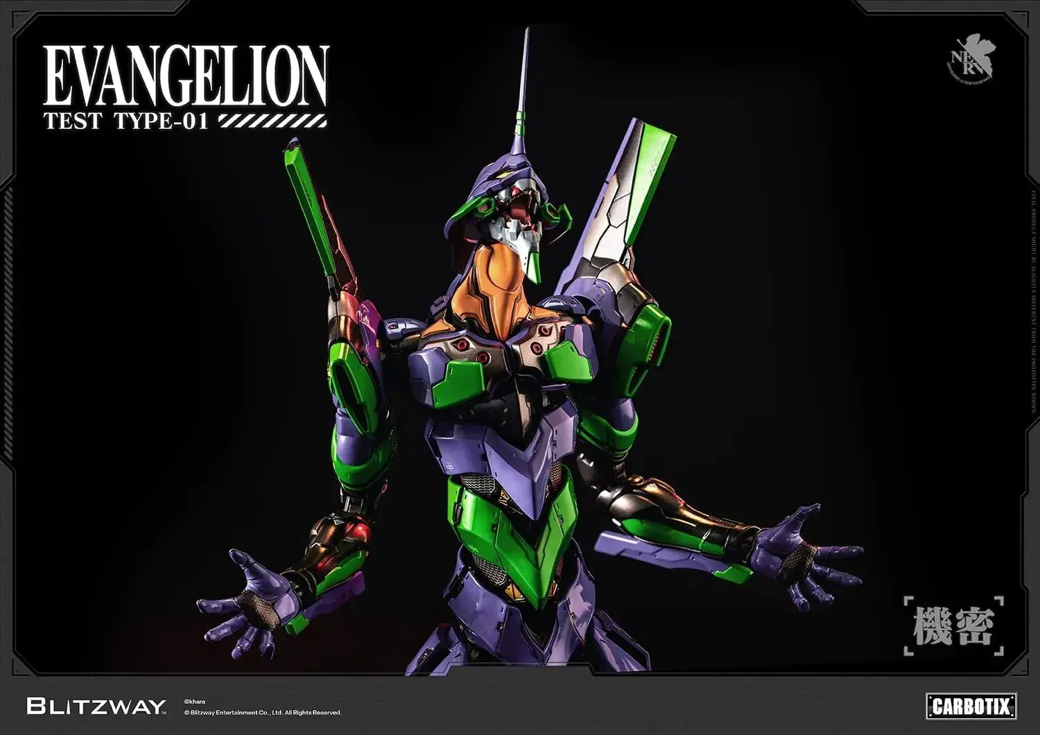 Blitzway Entertainment CARBOTIX Evangelion Series 1 DX Ver