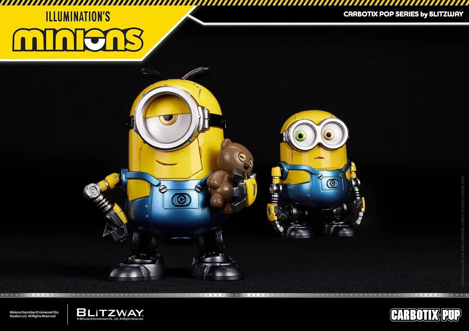 Blitzway Entertainment Carbotix Pop Minions DX Diecast Figure